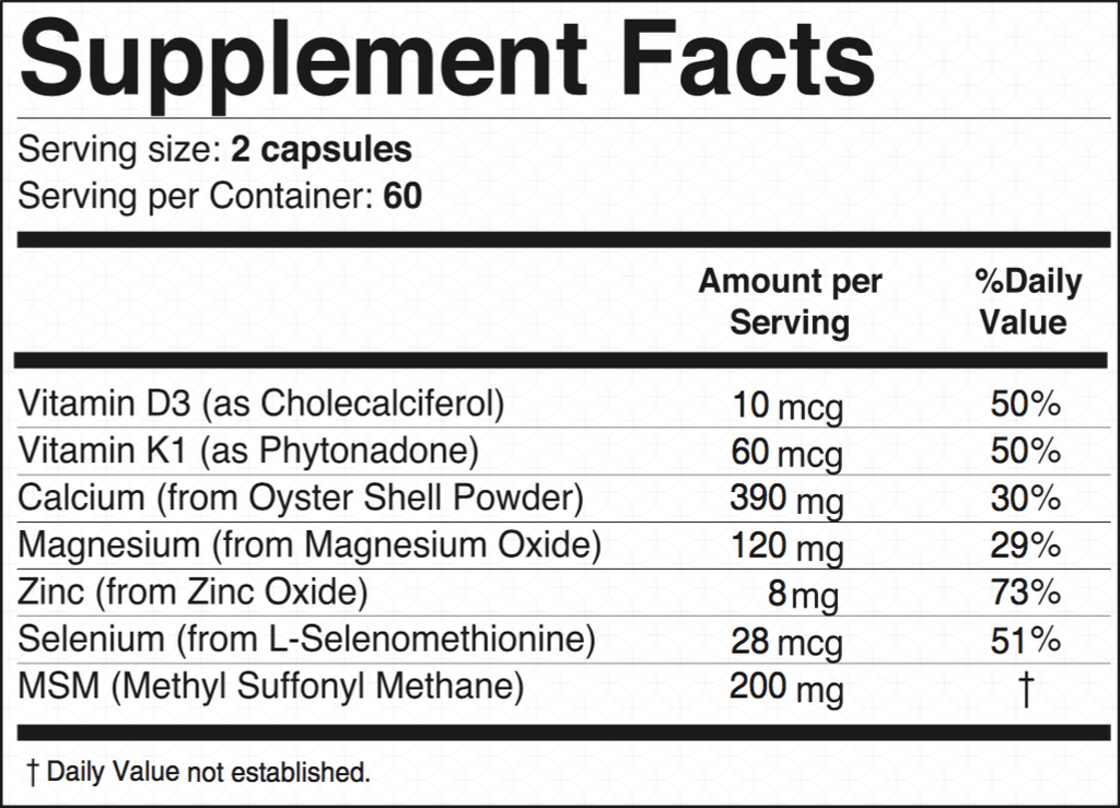 BonStrong Nano Calcium Magnesium & MSM Supplements-3
