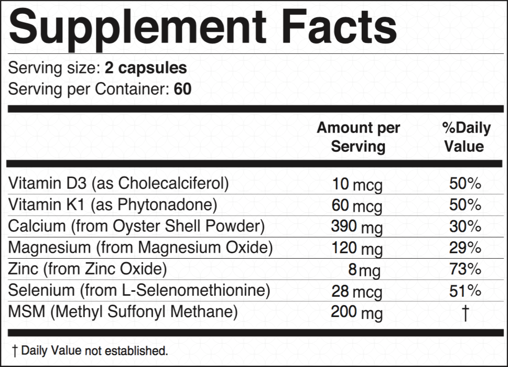 BonStrong Nano Calcium Magnesium & MSM Supplements-3